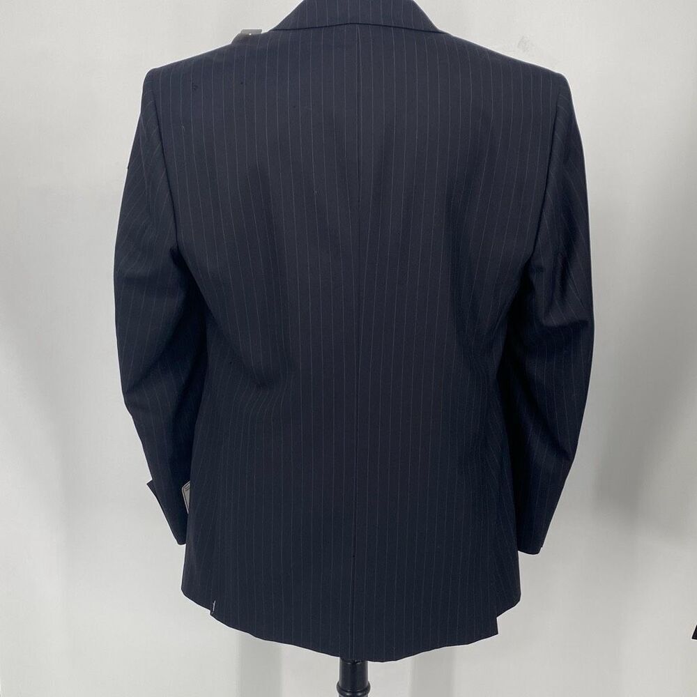 New Jos.A Bank Traveler’s Collection Men's Jacket Pants Suit 2 Piece Black *FLAW - Picture 3 of 17
